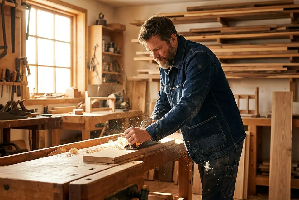 Jeans-Arbeitskleidung