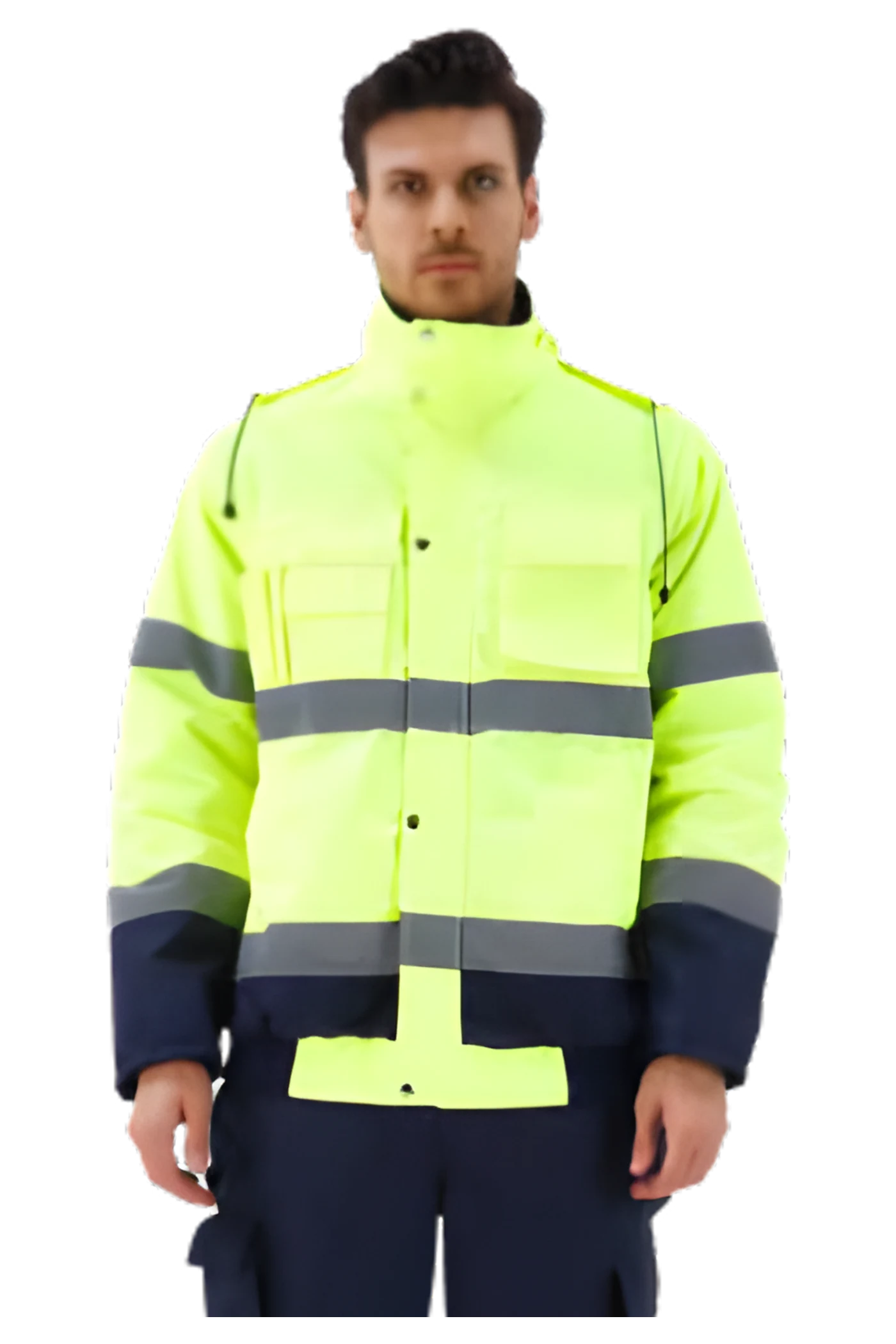 Alaska Hi-Vis 2-in-1-Jacke (SW3126) – Rückansicht