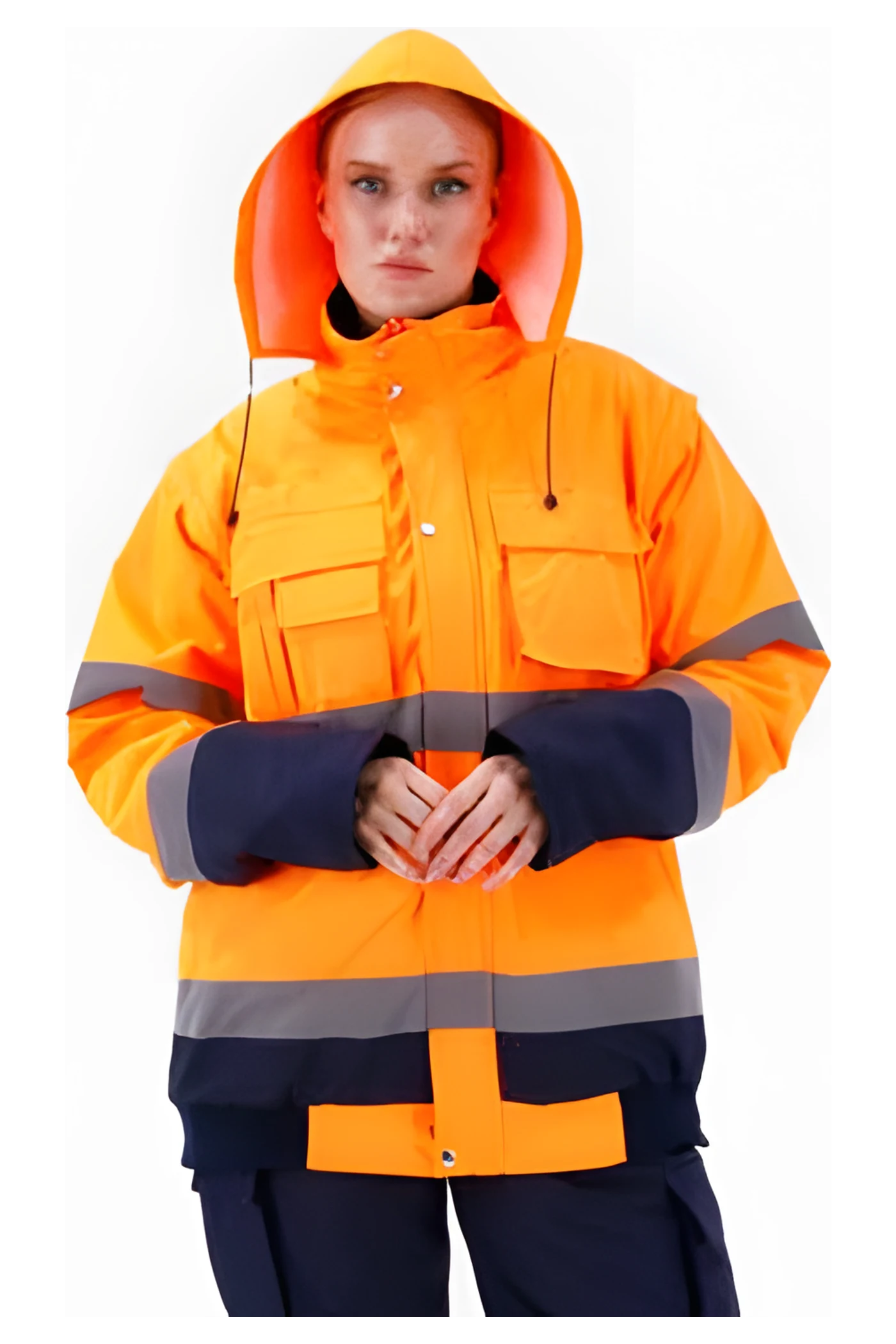 Alaska Hi-Vis 2-in-1-Jacke (SW3126) – Rückansicht