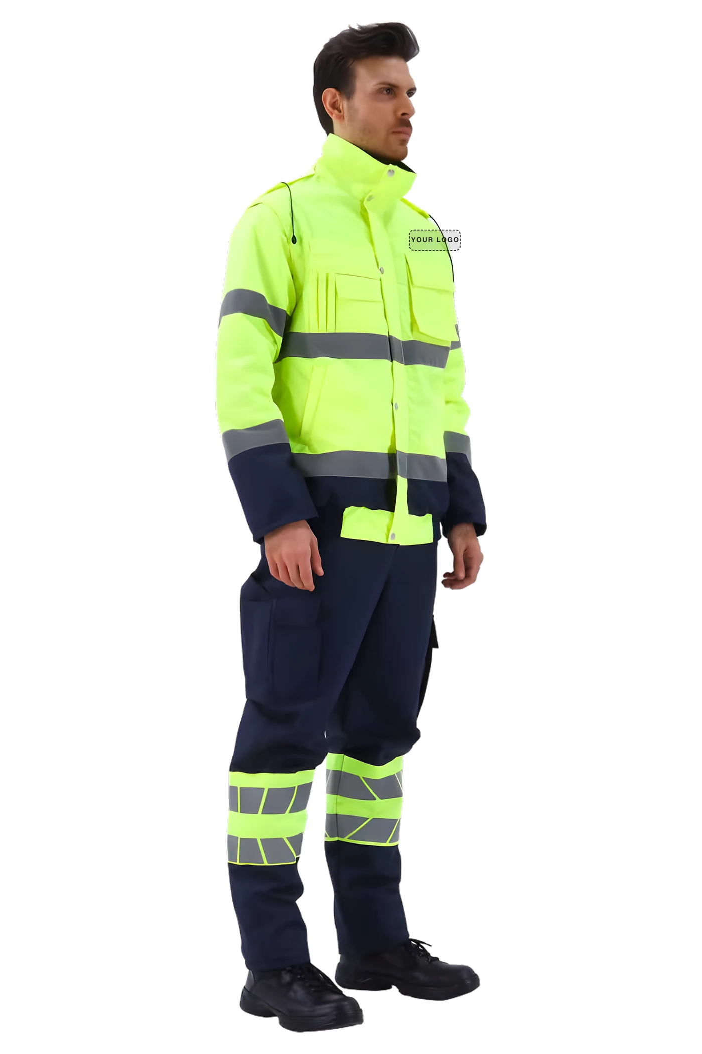 Alaska Hi-Vis 2-in-1-Jacke (SW3126) – Frontansicht