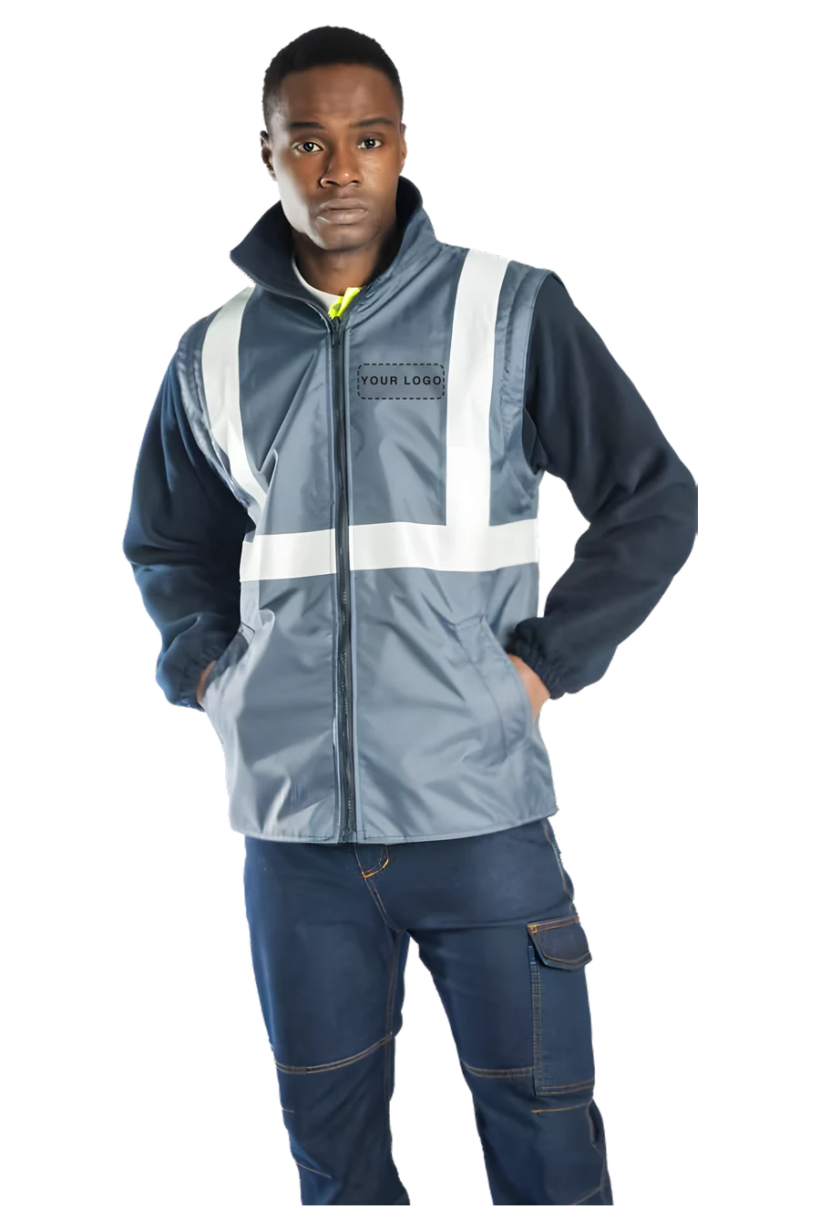 Alaska Warnschutz-Weste 2-in-1