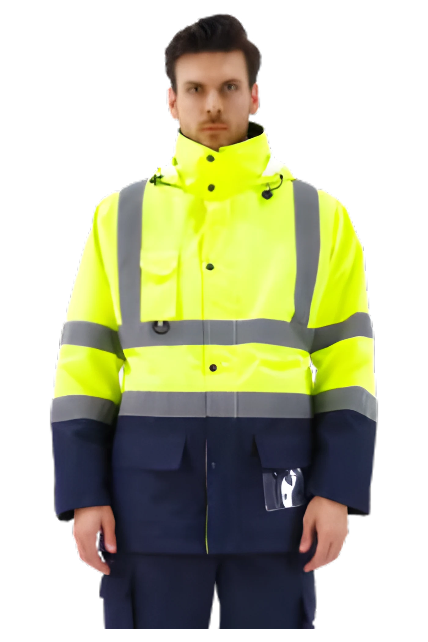 Alaska Hi-Vis 5-in-1-Parka (SW4121) – Rückansicht