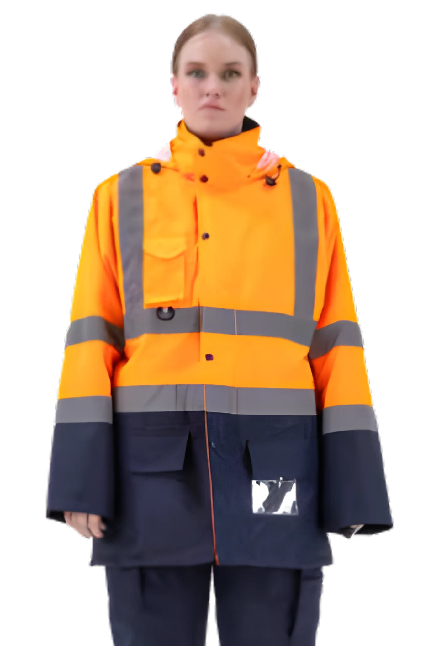 Alaska Hi-Vis 5-in-1-Parka (SW4121) – Rückansicht