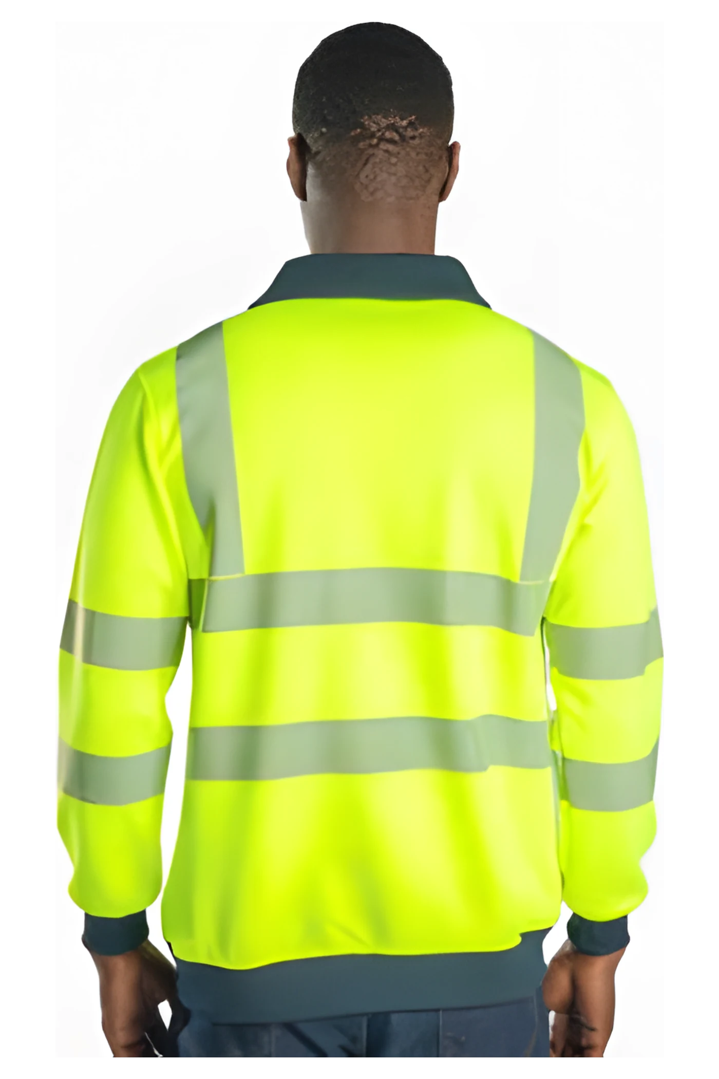 Alaska Hi-Vis Half-Zip-Sweatshirt (SW8140) – Rückansicht