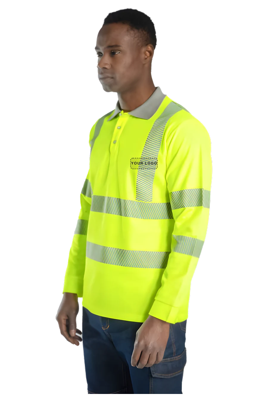 Alaska Warnschutz-Poloshirt langarm