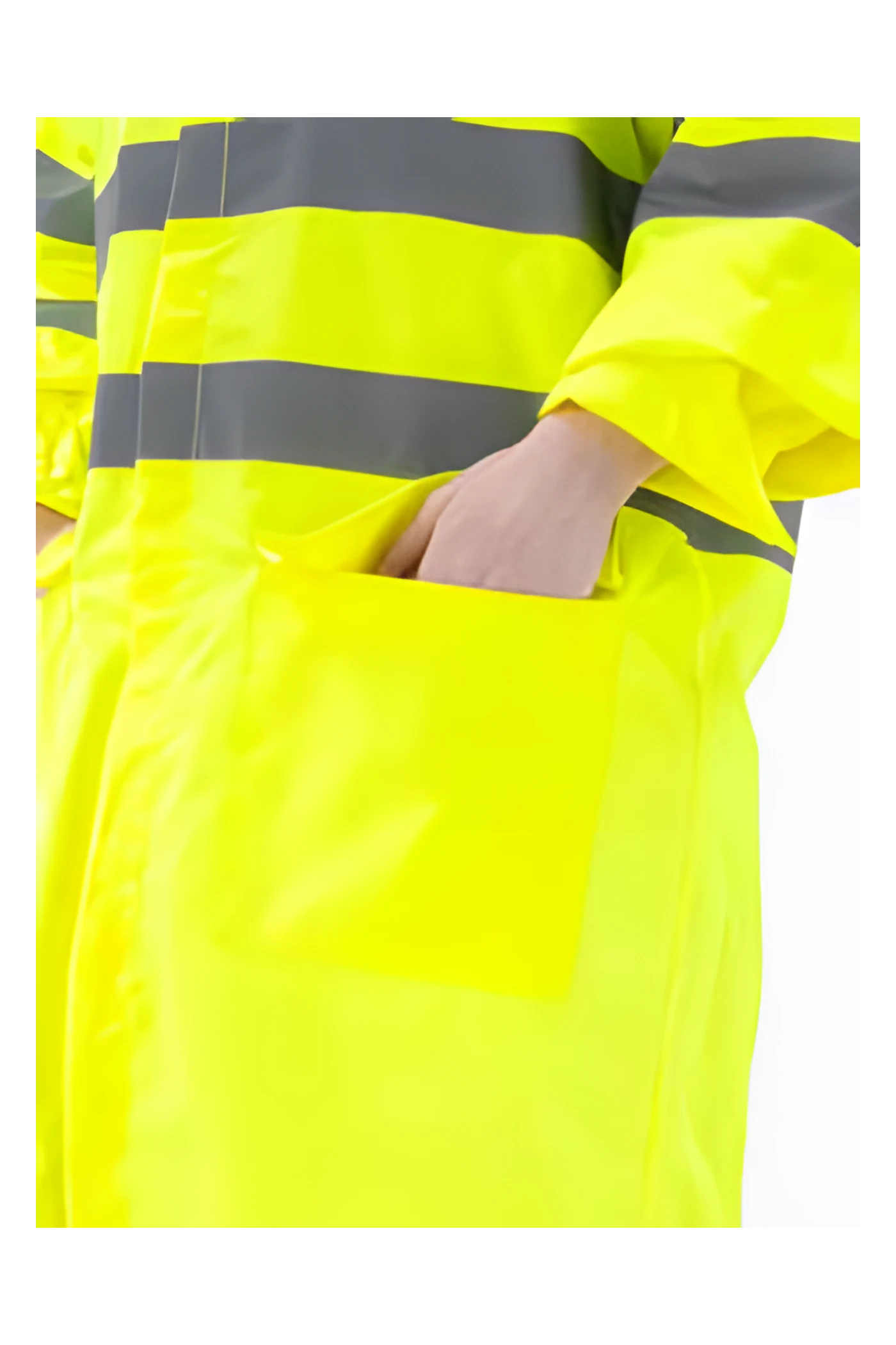 Alaska Hi-Vis Regenmantel (SW16102) – Rückansicht