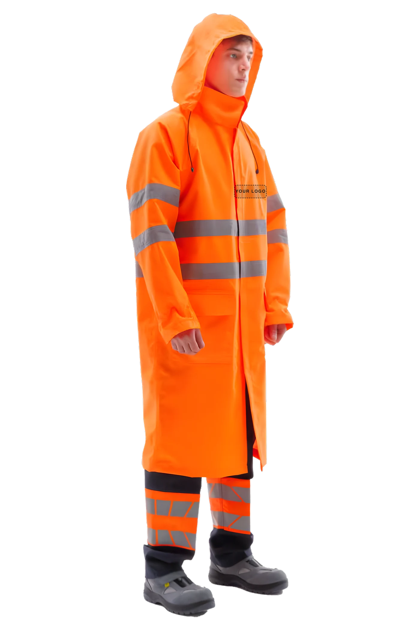 Alaska Hi-Vis Regenmantel (SW16102) – Frontansicht
