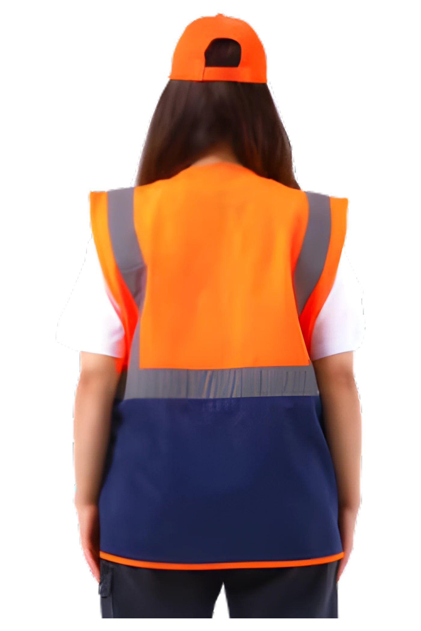 Alaska Hi-Vis Two-Tone Ingenieurweste (SW9145) – Rückansicht