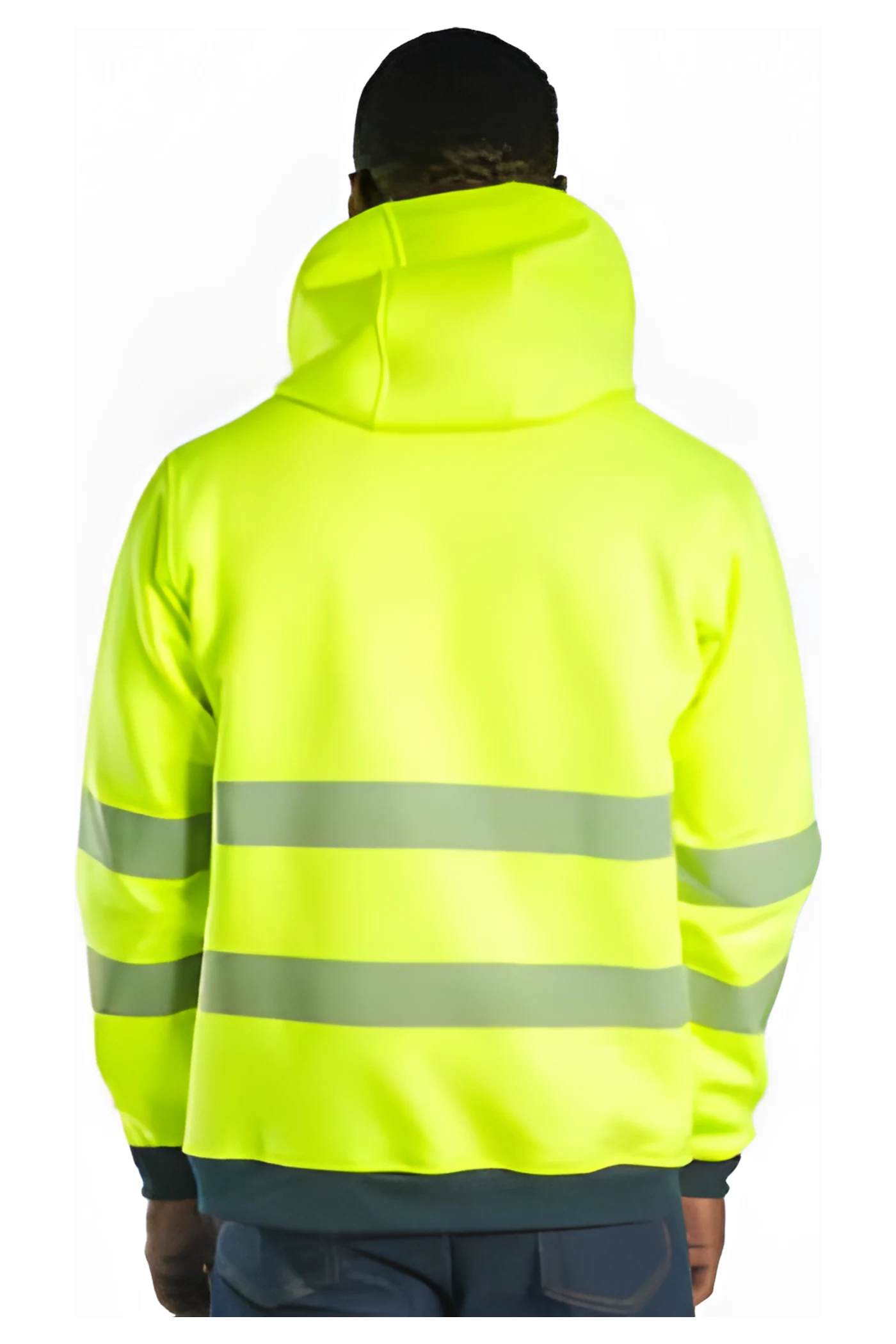 Alaska Hi-Vis Zip-Hoodie (SW8141) – Rückansicht