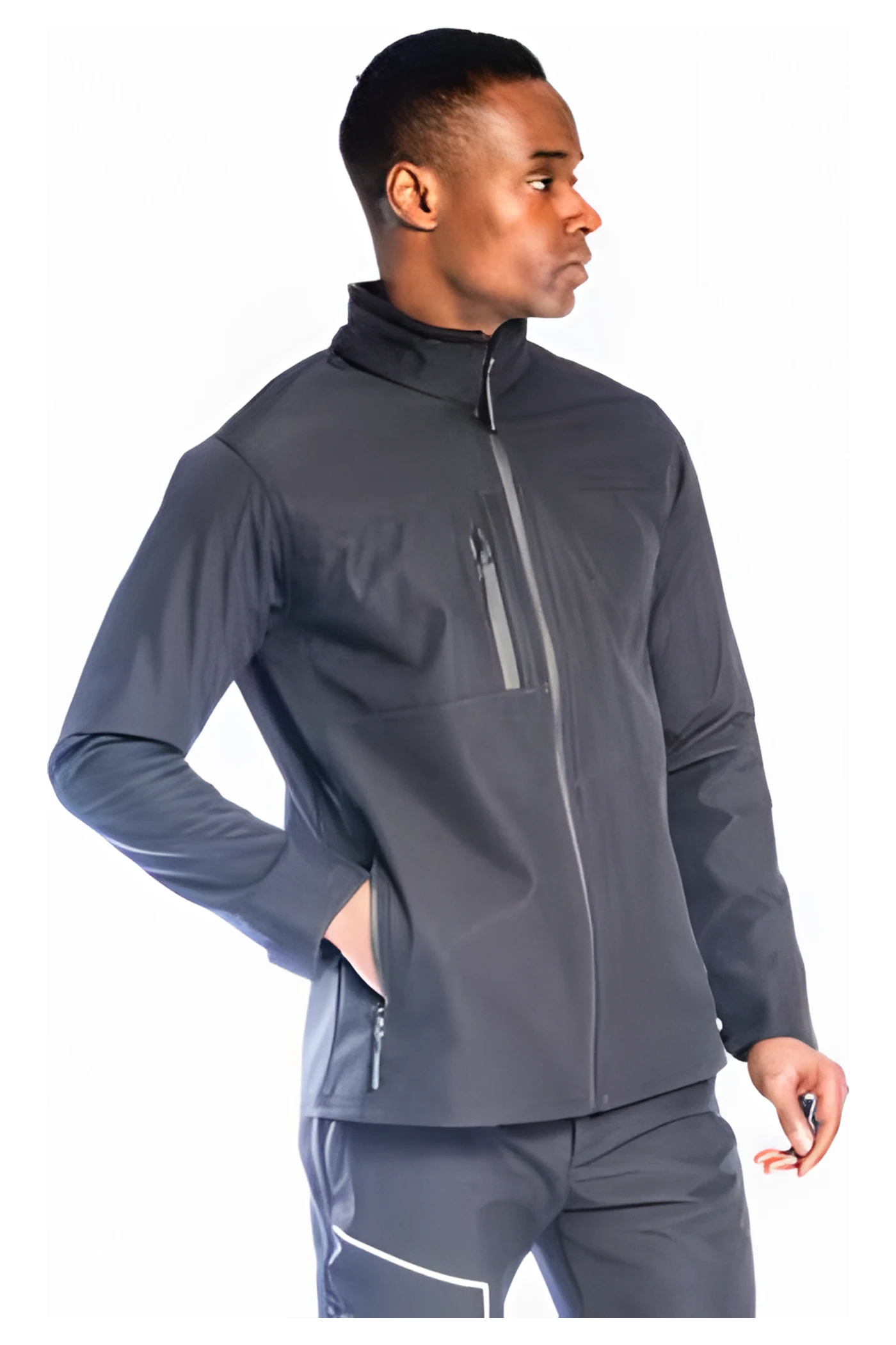 Dark Softshell-Jacke (SW3108) – Rückansicht
