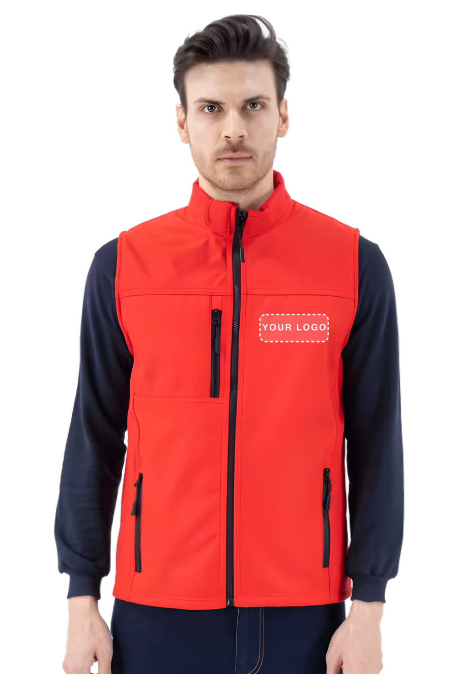 Dark Softshell-Weste