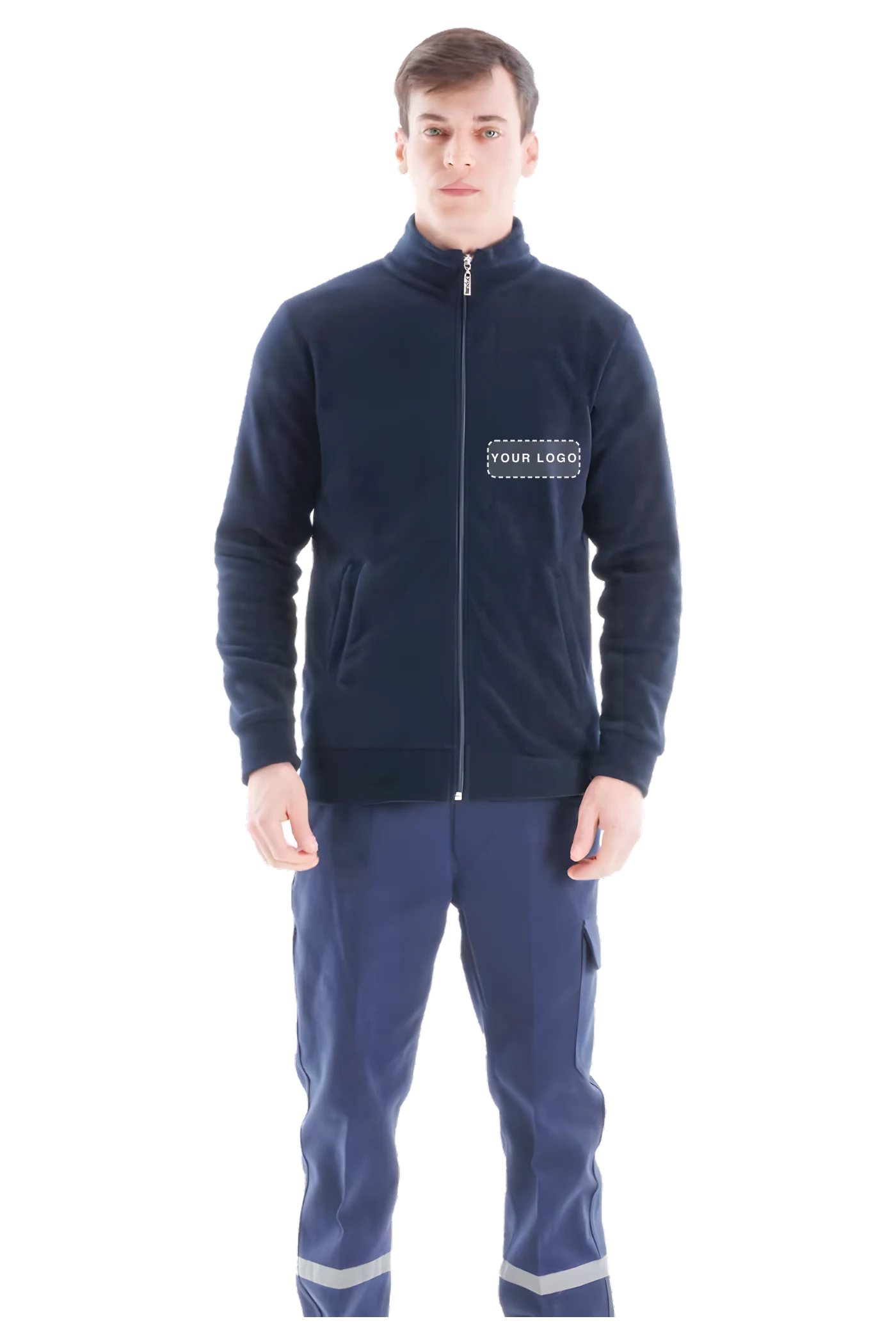 Eco Fleecejacke (SW3118) – Frontansicht