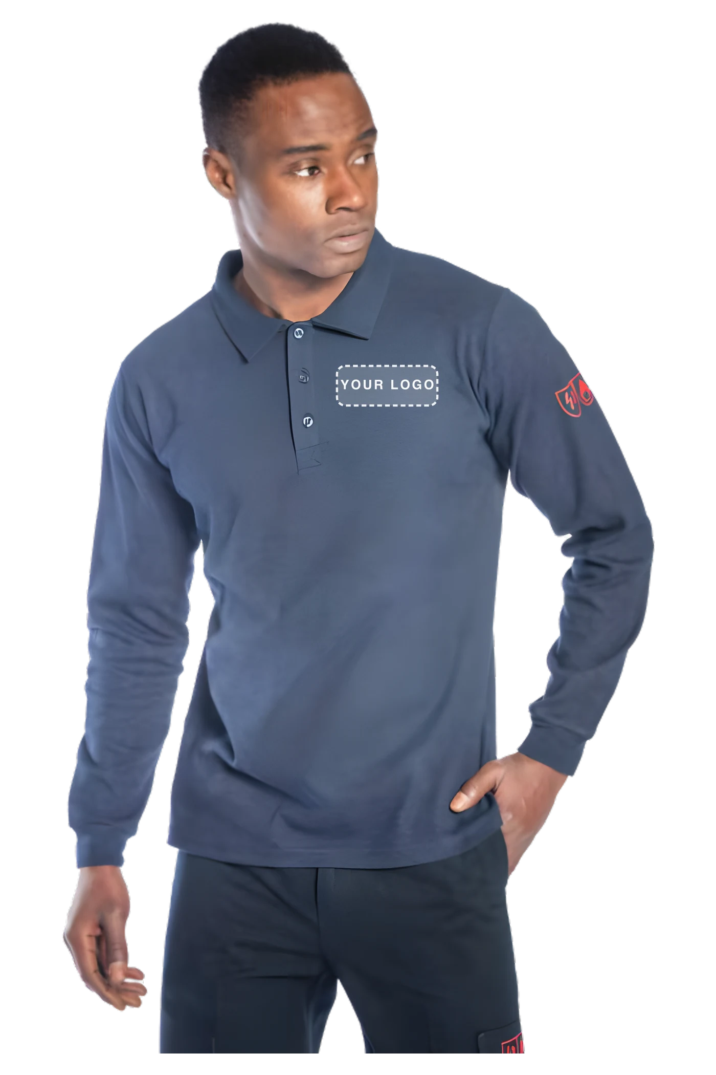 Maxima FR Polo-Sweatshirt (SW42004) – Frontansicht
