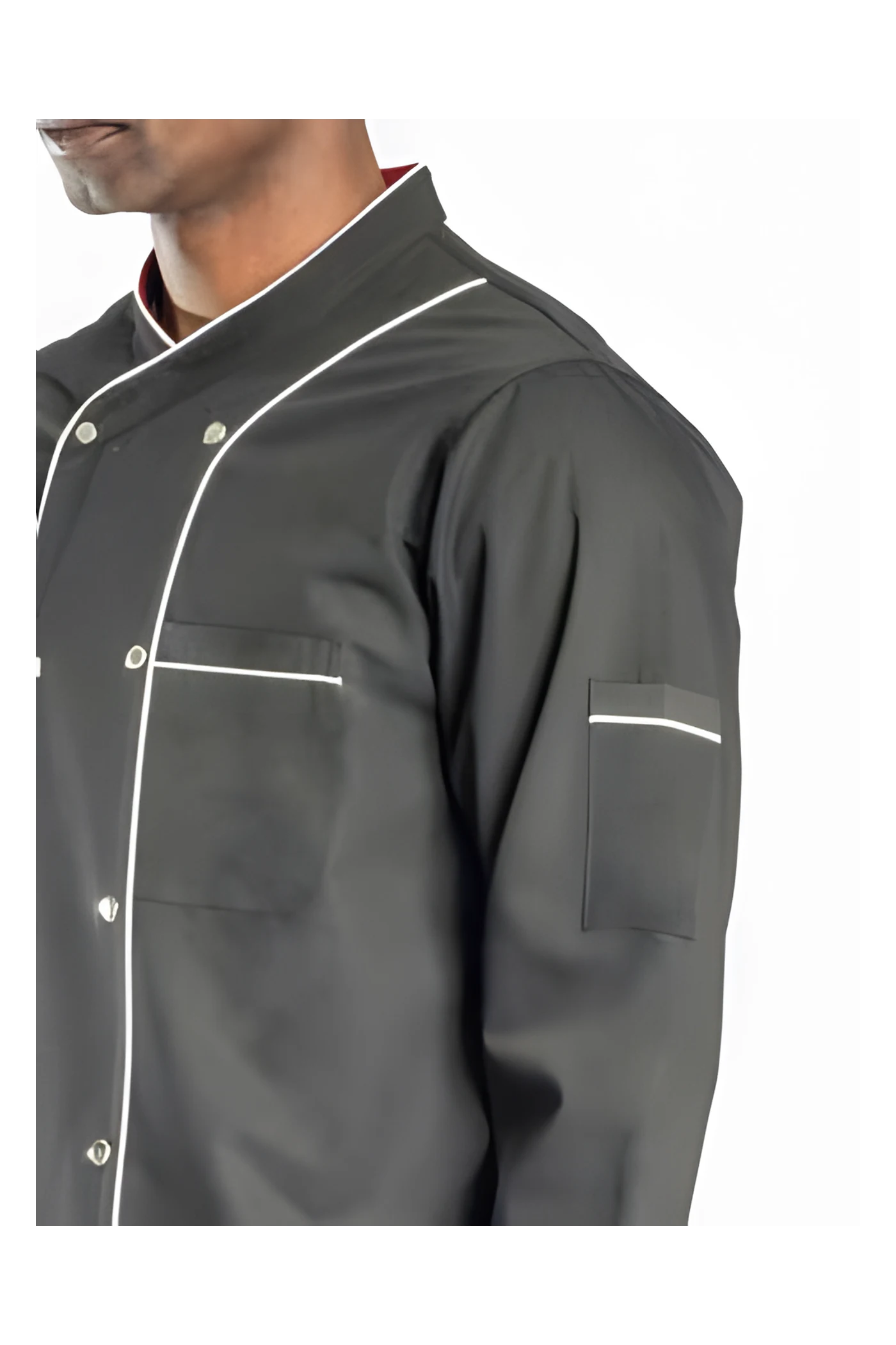 Premium Lycra-Kochjacke (SW6115) – weitere Ansicht