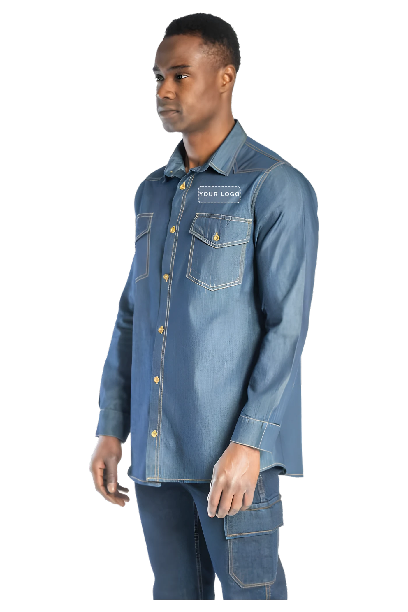 Ranger Jeanshemd (SW1114) – Frontansicht
