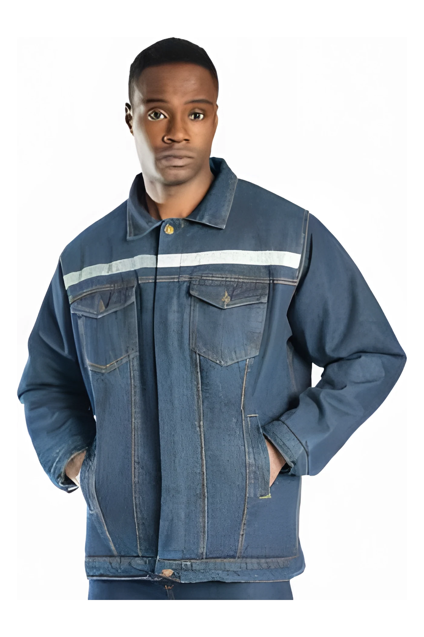 Ranger wattierte Jeansjacke (SW3110) – weitere Ansicht