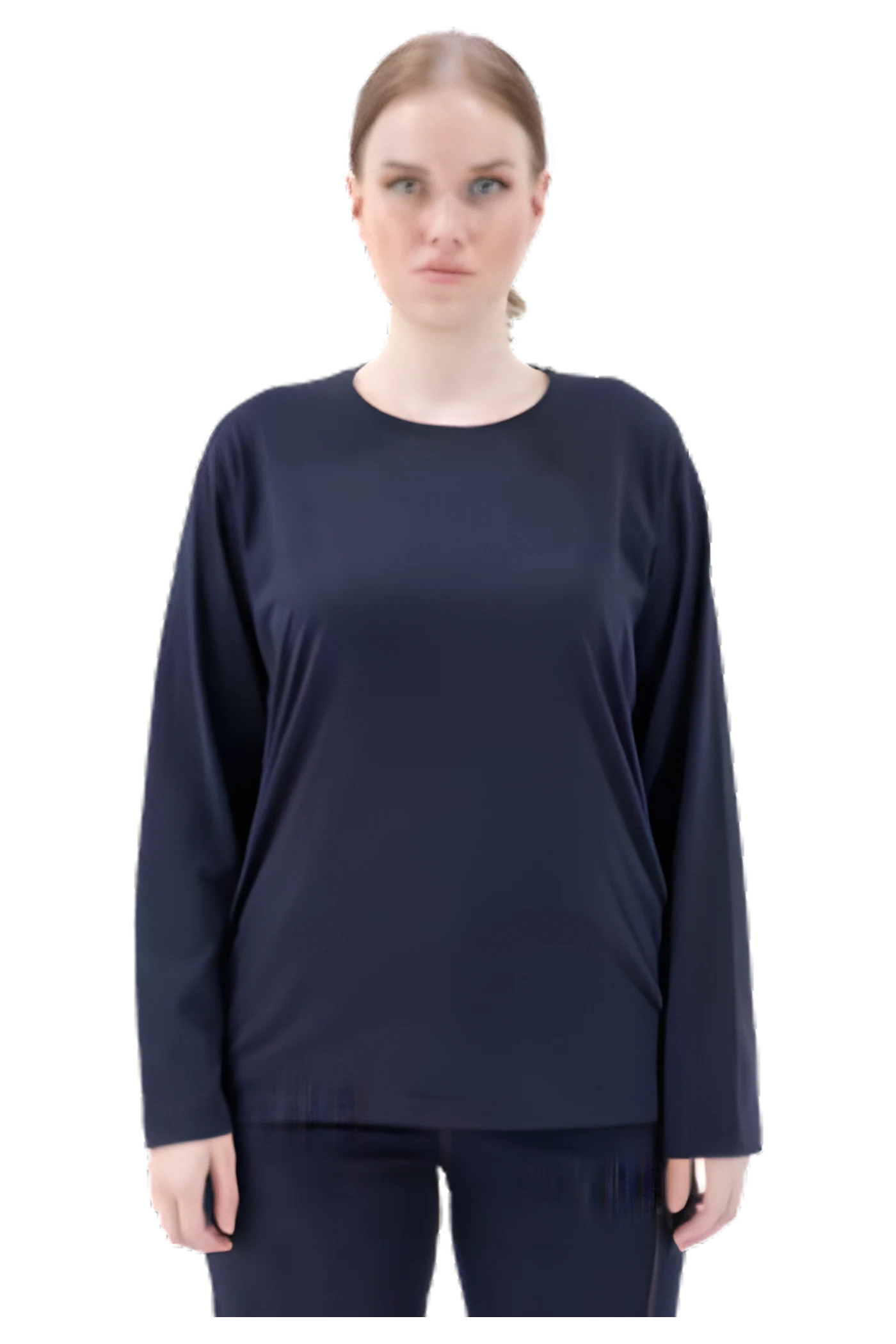 Regular Basic Rundhals-Langarmshirt (SW8151) – weitere Ansicht