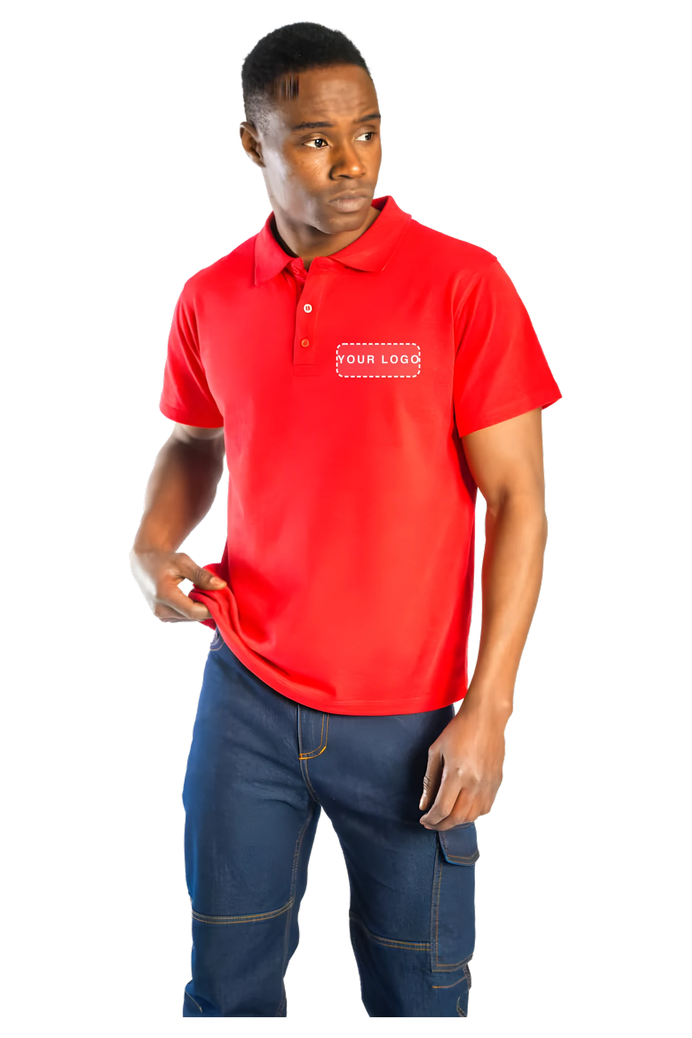 Regular Piqué-Poloshirt (SW8101) – Frontansicht