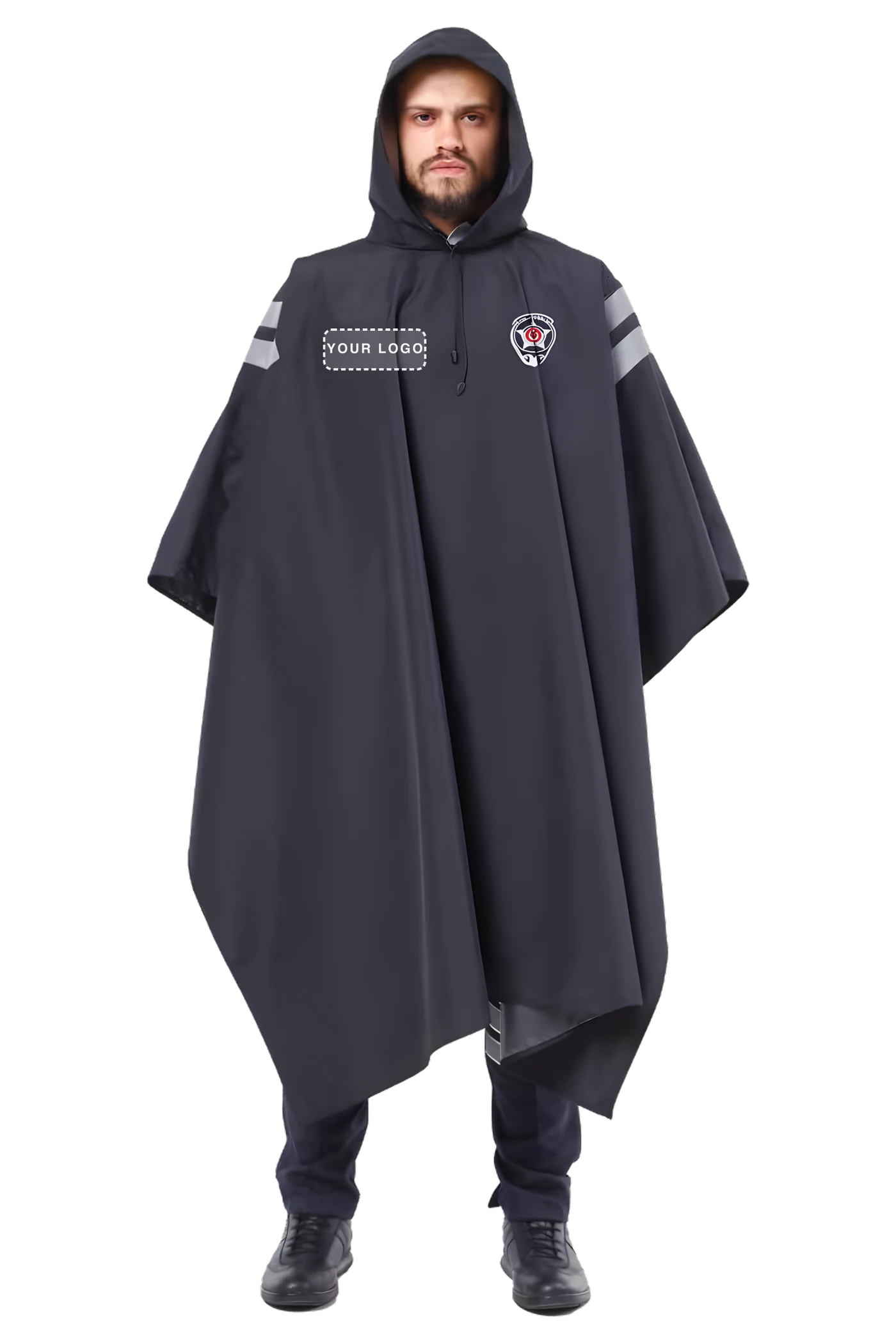 Security-Regenponcho (SW16111) – Frontansicht