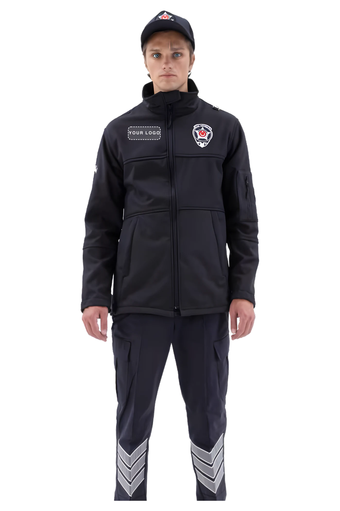 Security-Softshell-Jacke (SW3120) – Frontansicht