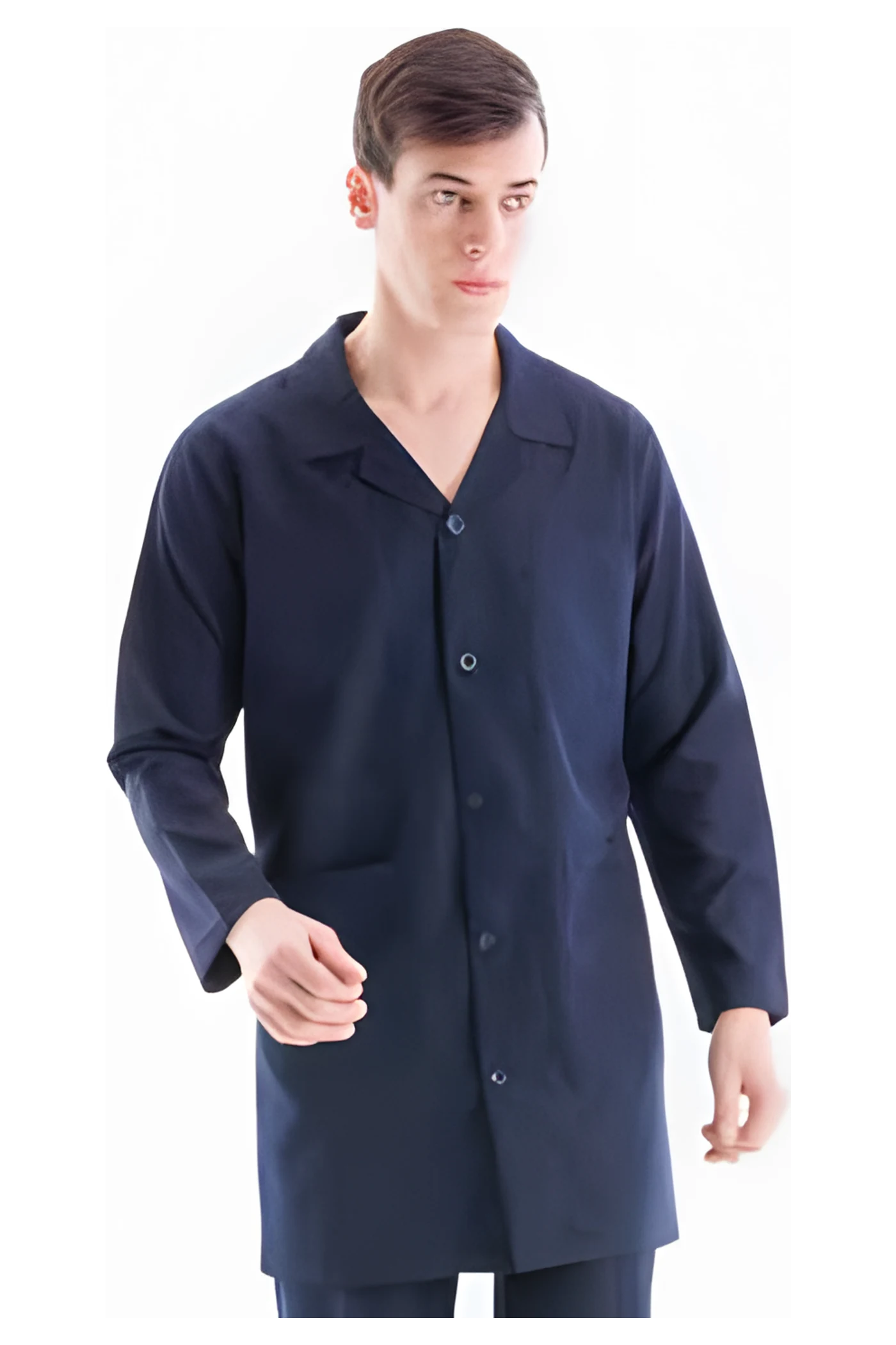 Unisex-Arbeitskittel (SW6106) – Rückansicht